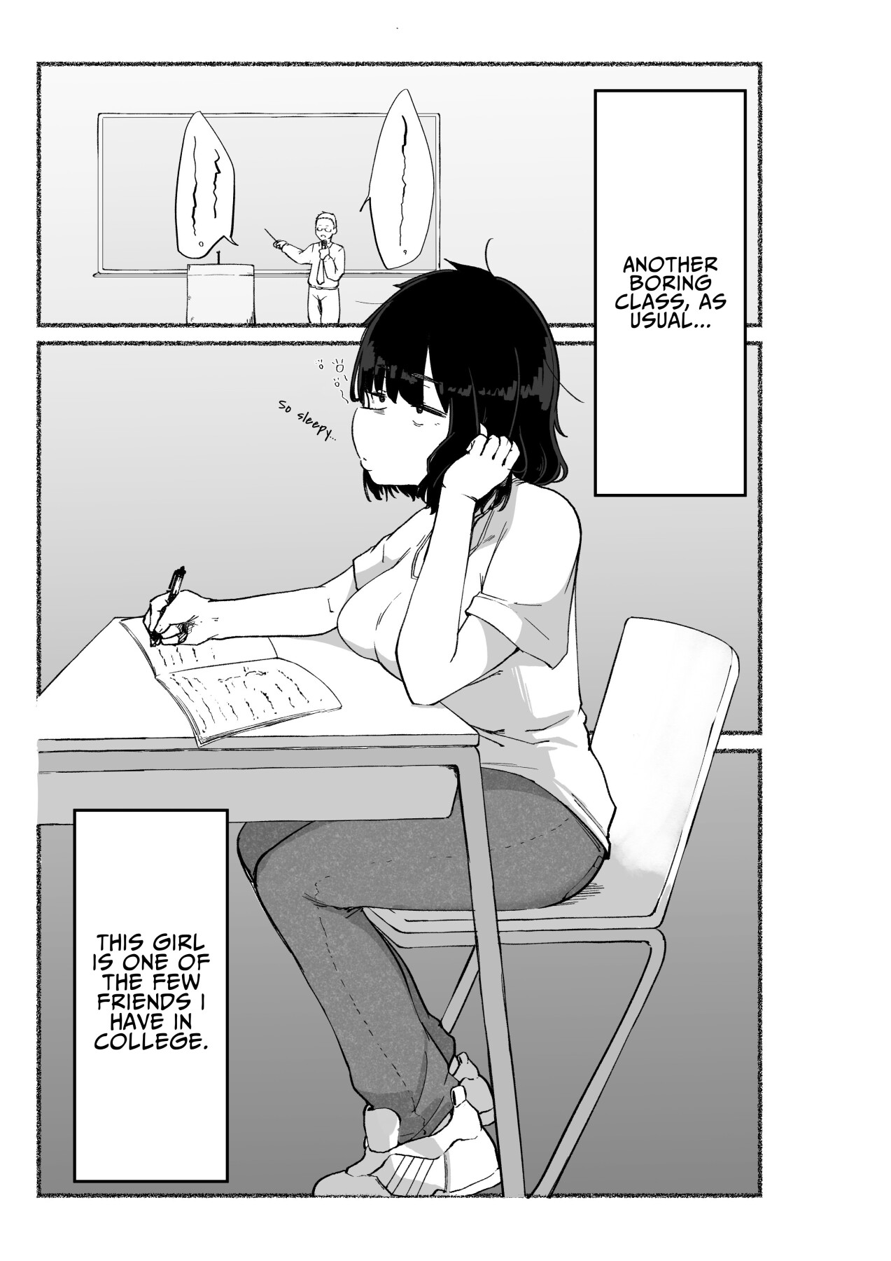 Hentai Manga Comic-I Tried Cumming Inside My Slovenly Female Friend-Read-3